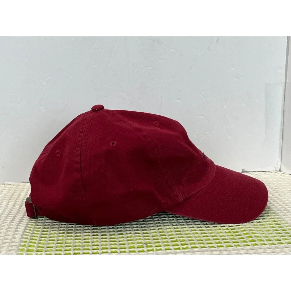 Budweiser King of Beers Hat Maroon Red Cotton Adjustable Strapback Dad Cap Logo